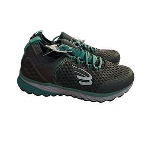 NEW SPIRA women’s phoenix running shoes medium width charcoal mint white 7